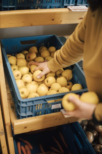 Farmářský obchod v centru Plzně