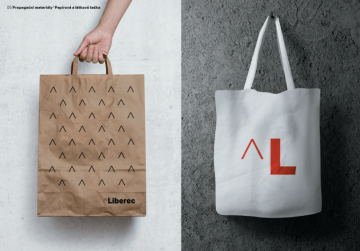 Ukázka vizuálního stylu Liberce, zdroj: Czechdesign