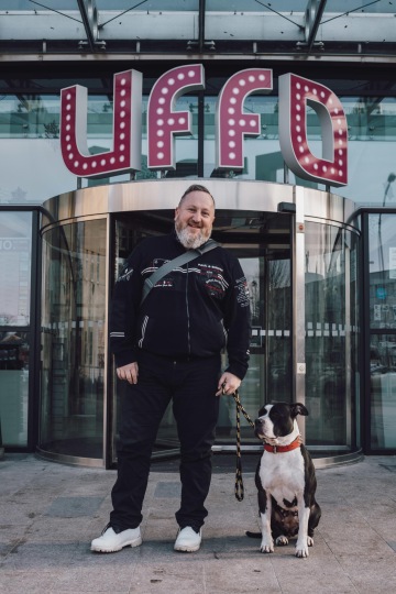 Libor Kasík se svým psem