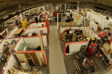 Artisan’s Asylum a jeho jednotlivé pracovní oddíly