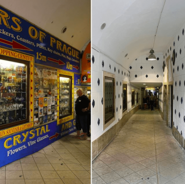 Proměna pasáže Karlovy Lázně. Zdroj: instagram.com/kultivovana_praha/